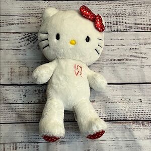 Rare 2012 Build-A-Bear "Love" Hello Kitty plush toy